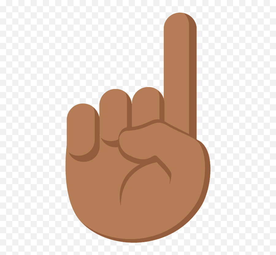Index Pointing Up Emoji Clipart Free Download Transparent - Emoji One Finger Png,I Give Up Emoji