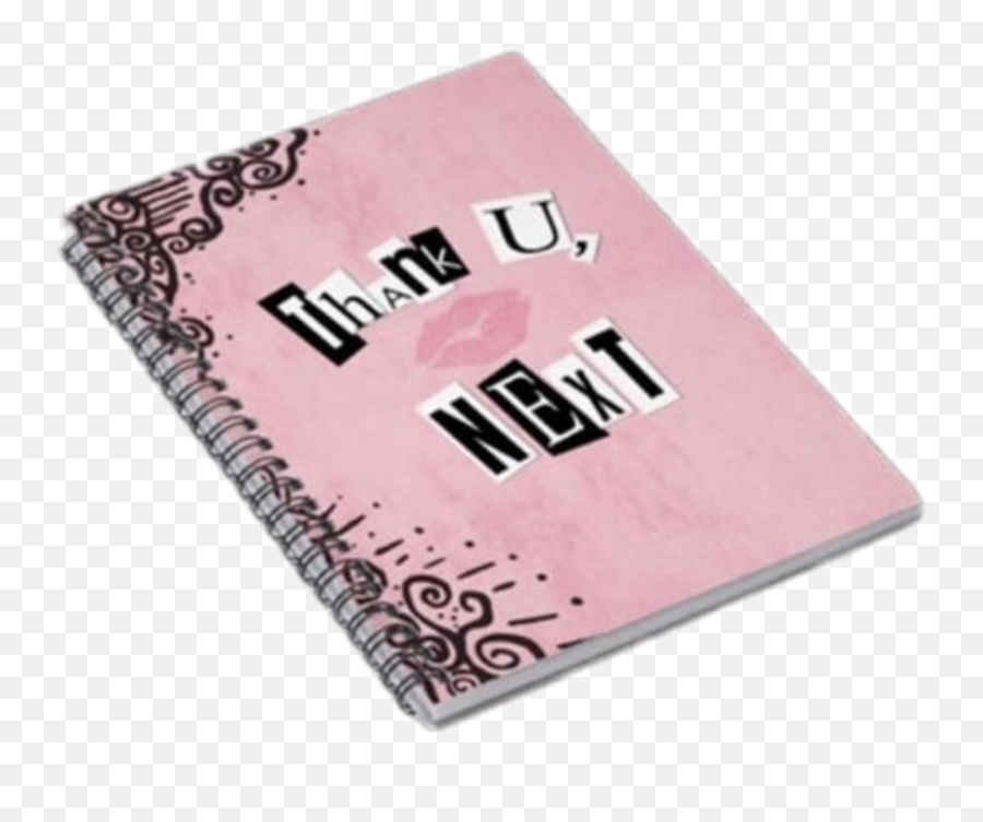 Arianagrande Notebook Sticker - Thank U Next Book Png Emoji,Music Note Book Emoji