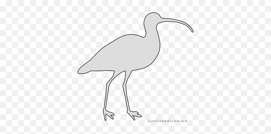 Pin - Curlew Outline Drawing Emoji,Birb Emoji