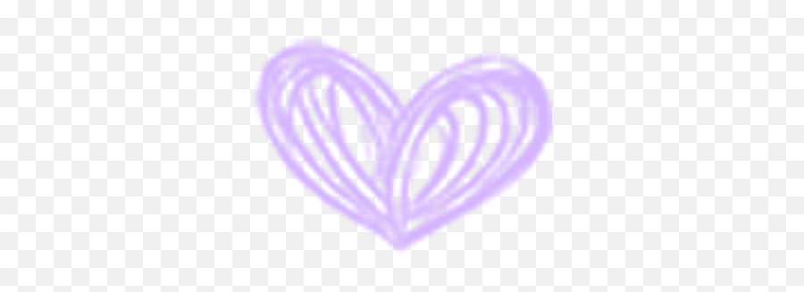 Heart Soft Tiny Messy Purple Sticker - Girly Emoji,Tiny Black Heart Emoji