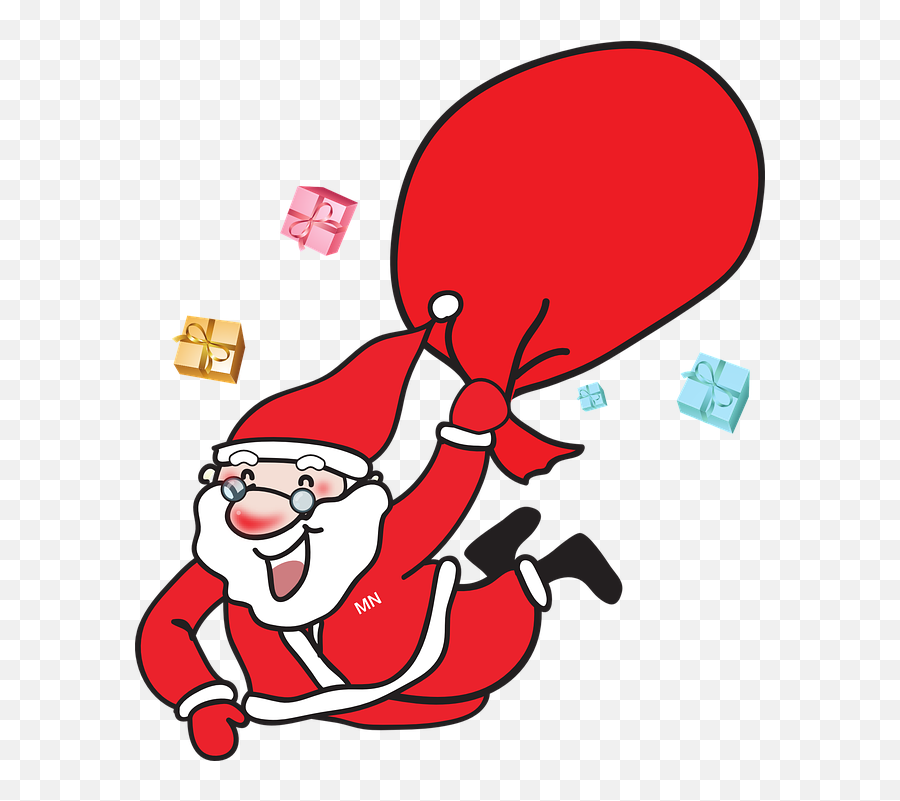 Santa Claus Christmas Vectors - Merry Christmas Sticker Download Emoji,Santa Emoticon