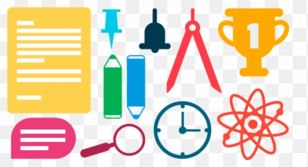 School Supplies Color - Educational Technology Art Stem Emoji,Emoji School Supplies