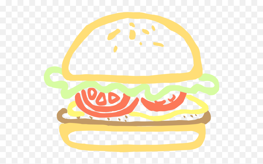 Burger Linda Kim 01 - Burger Clip Art Emoji,Flag Fish Fries Emoji