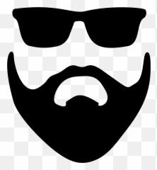 Sunglasses Clipart Beard Sunglasses Beard Transparent Free - Beard Clipart Emoji,Beard Emoji