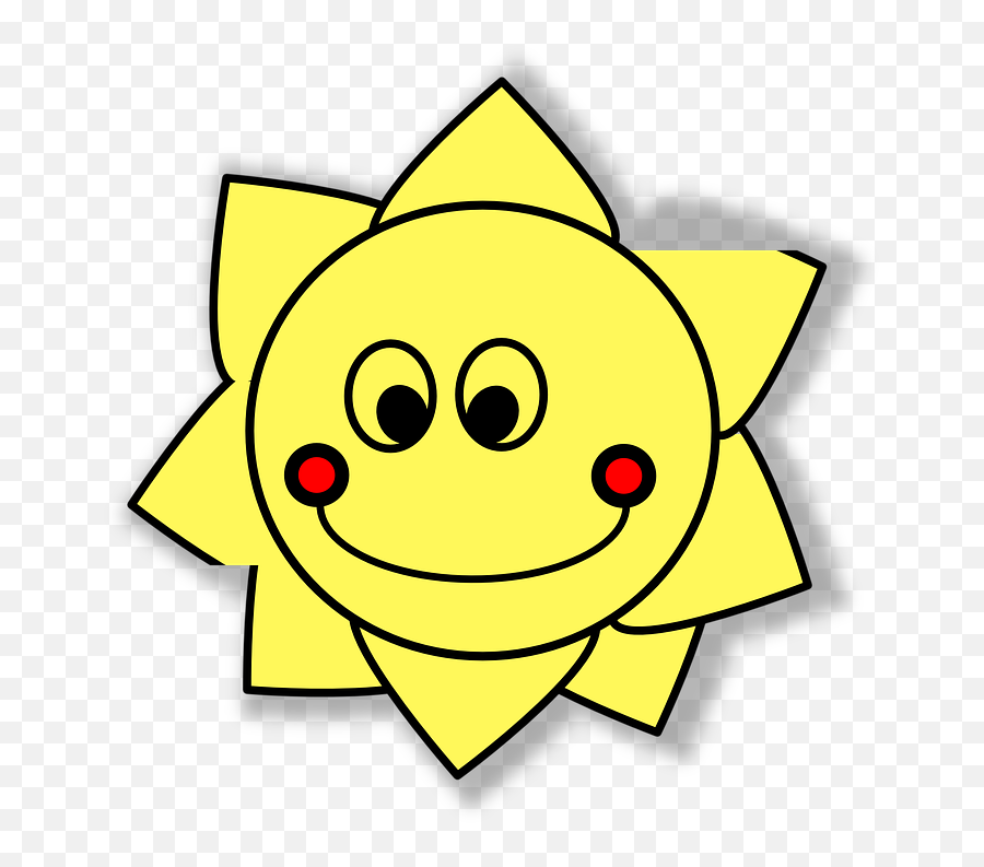 Free Yellow Eyes Yellow Illustrations - Sun Clipart Black And White Transparent Emoji,Eyes Emoji