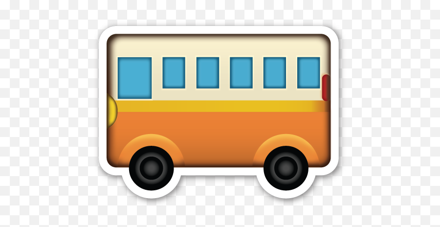 Bus - Emoji Bus Png,Bus Emoji