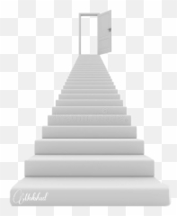 Stairs Open Door Stock Illustration - Staircase Leading To A Emoji