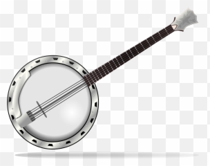 Banjo Jazz Bluegrass Country Musical - Transparent Banjo Clipart Emoji,Country Music Emojis