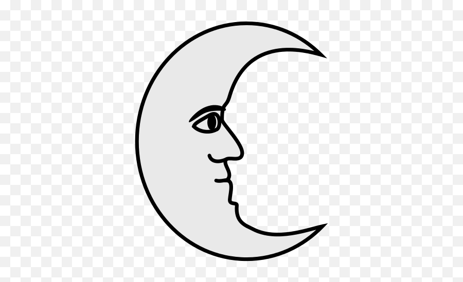 Coa Illustration Elements Planet - Moon Black And White Clip Art Emoji,Fish Moon Emoji