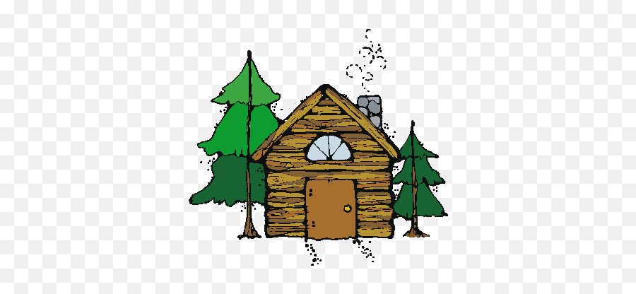 Cabin Camping Clipart Dromfid Top - Camp Cabin Clip Art Emoji,Camping Emoji