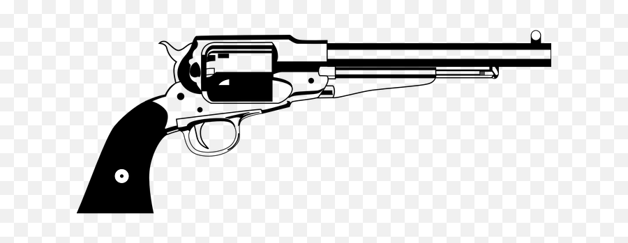 Handgun Transparent Hand Clipart - Colt Revolver Clipart Emoji,Old Gun Emoji