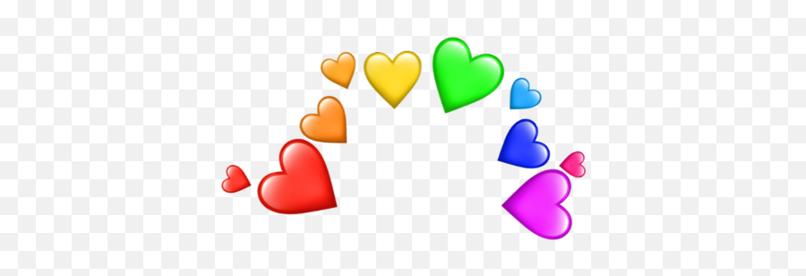 Hearts Heartcrown Cute Aesthetic - Clip Art Emoji,Iphone Cake Emoji
