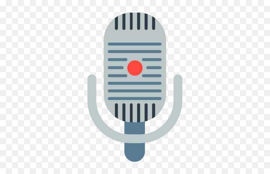 Studio Microphone Emoji - Recording Emoji,Microphone Emoji