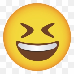 Smiling Face With Open Mouth And - Happy Emoji