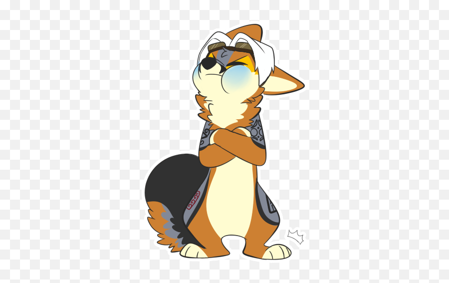 Furry Telegram Stickers - Pouting Furry Art Emoji,Furry Emojis