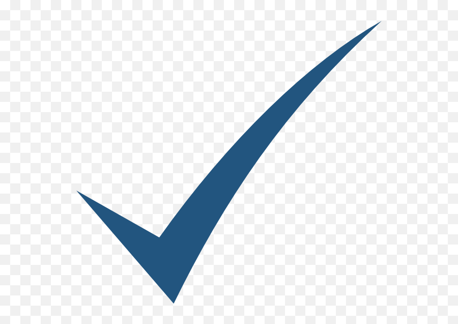 Image Of A Check Mark - Check Mark Dark Blue Png Emoji,Blue Check Mark Emoji