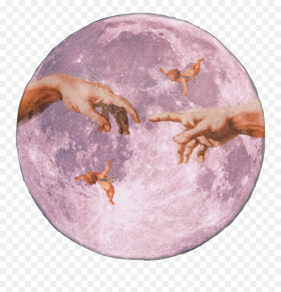 Freetoedit Moon Angels - Sticker By Billieeillish Full Moon Emoji,Fish Moon Emoji