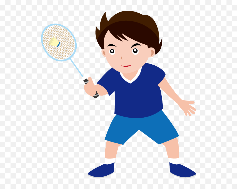Fun Pics U0026 Images - Boy Playing Badminton Cartoon Emoji,Badminton Emoji