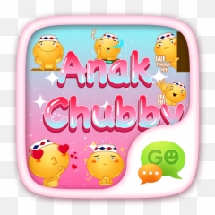 Free - Gosms Anak Chubby Sticker Apps On Google Play Clip Art Emoji,Chubby Emoji