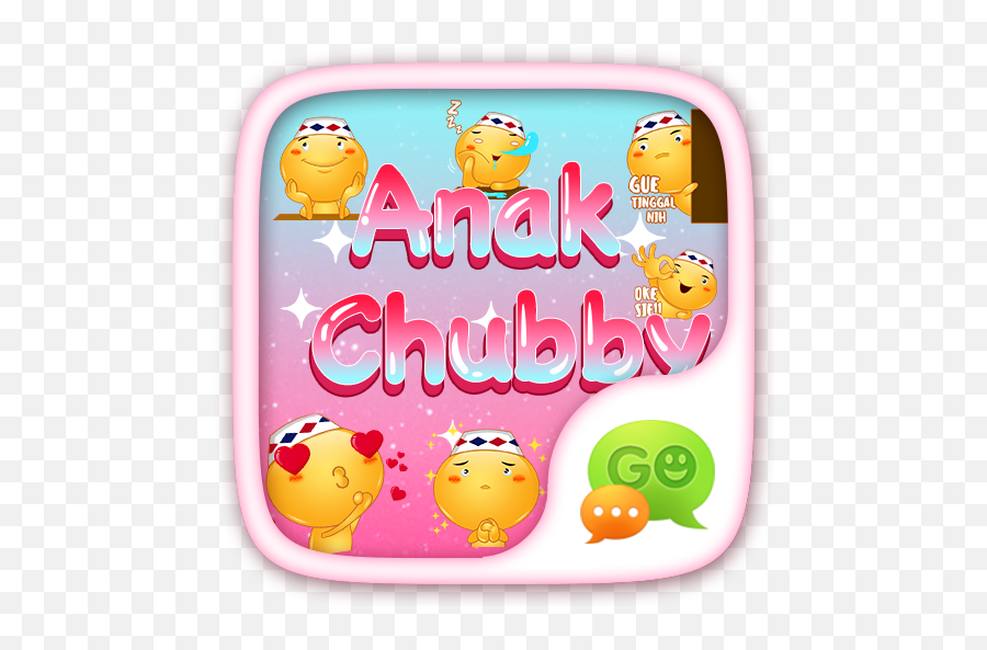 Free - Gosms Anak Chubby Sticker Apps On Google Play Clip Art Emoji,Chubby Emoji
