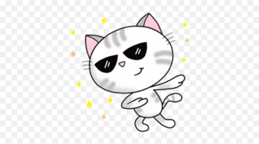 Lucky Cat 2 Vijiti Kwa Whatsapp - Cartoon Emoji,Lucky Cat Emoji