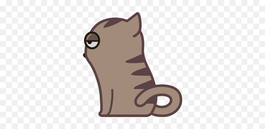 Fixel The Snob Cat By Macpaw Labs - Cartoon Emoji,Snob Emoji