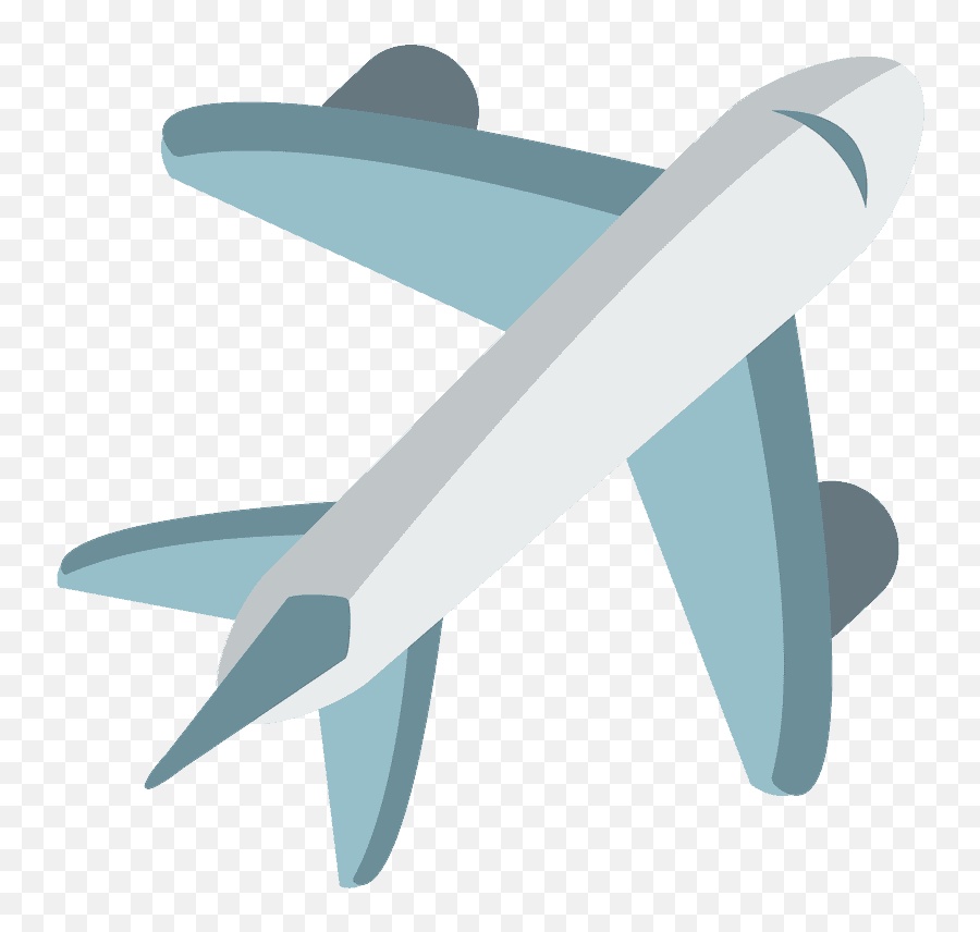 Airplane Emoji Clipart - Plane Emoji Png,Plane Emoji