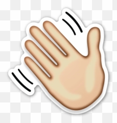 The Affair Is Over As Calvin Harris Waves Goodbye To Rita - Hand Wave Emoji,Hand Emojis