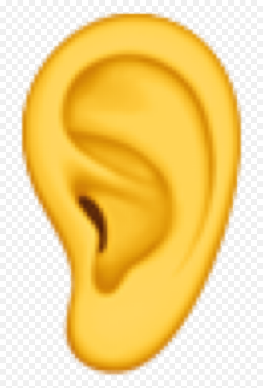 Ear Emoji Sticker - Language,Emoji Ear