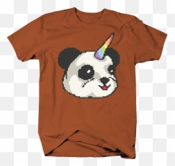 Pandacorn Rainbow Horn Panda With Retro Pixel Art Style Emoji,Red Solo Cup Emoji