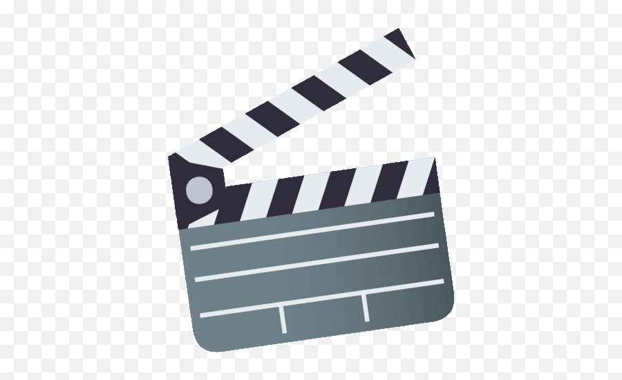 Clapper Board Joypixels Gif - Animated Gif Clapper Board Gif Emoji,Clapperboard Emoji