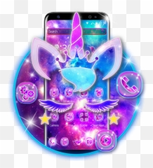 Shiny Galaxy Cute Unicorn Theme - Aplikacionet Në Google Play Smartphone Emoji,Unicorn Emoji Phone Case