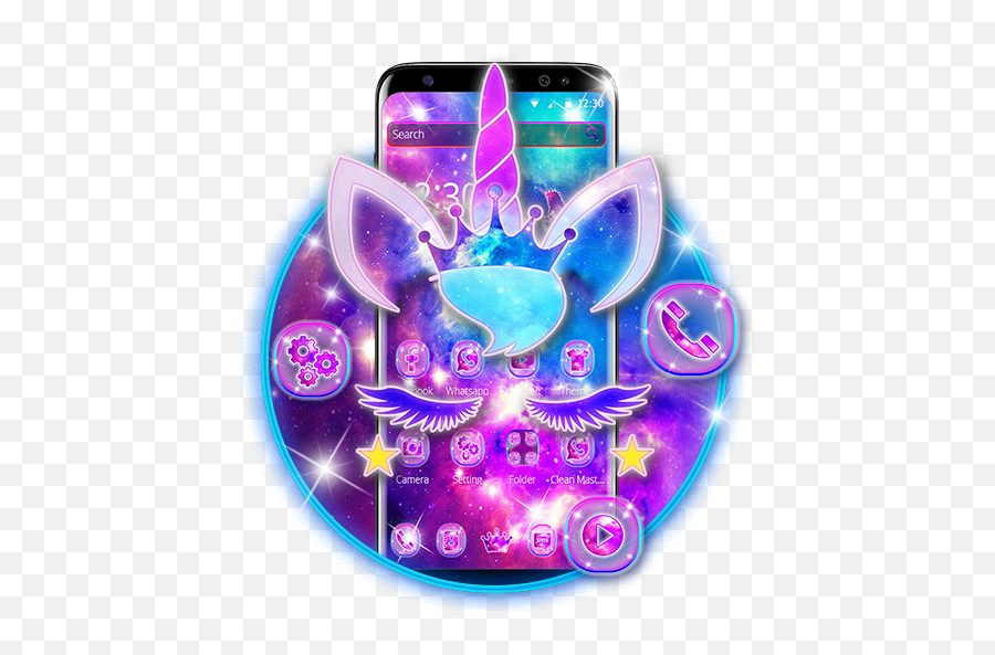 Shiny Galaxy Cute Unicorn Theme - Aplikacionet Në Google Play Smartphone Emoji,Unicorn Emoji Phone Case