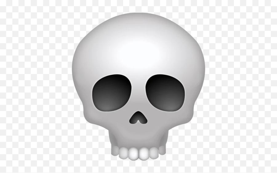 Skull Emoji Download Ios - Apple Skull Emoji Png,Skeleton Emoji
