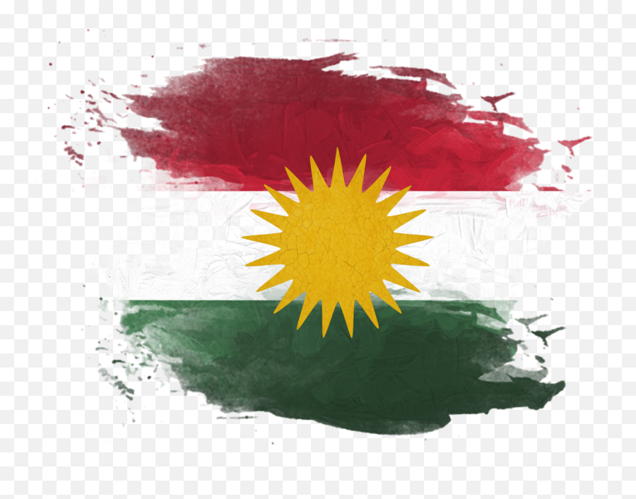 Kurdisch Iraq Science Effect Kurdistan - Kurdistan Flag Emoji,Turkish Flag Emoji