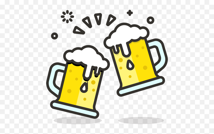 World - Beer Mugs Clinking Emoji,Jamaican Emoji