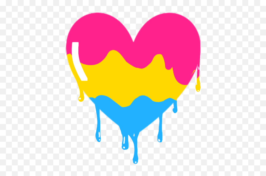 Aromantic Icons - Lgbt Heart Melting Emoji,Melting Heart Emoji