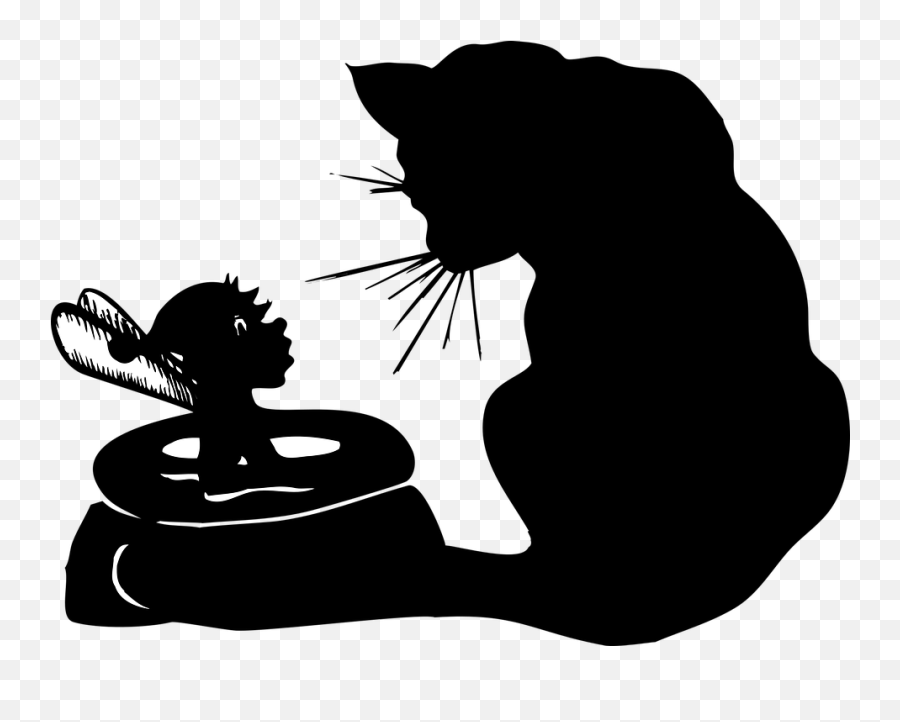 Cat Fairy Silhouette - Illustration Emoji,Fairy Tail Emoji