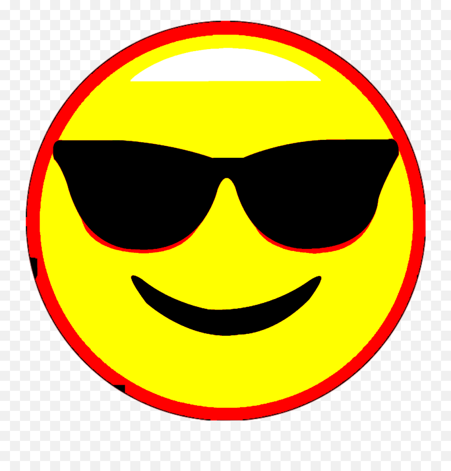 Emoji Sunglasses B Deepfry Deepfried Deepfriedmemes - Deep Fried Emoji Transparent,Deep Fried Emoji