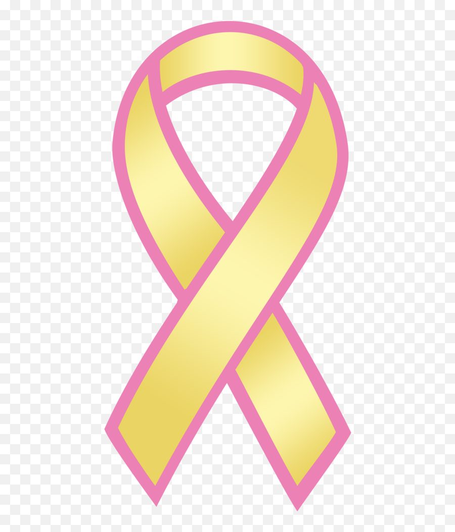 Free Breast Cancer Ribbon Vector - Pink And Yellow Ribbon Emoji,Breast Cancer Symbol Emoji
