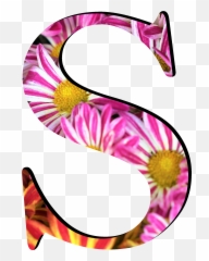 Flower Pattern Letters S - Number Emoji,Text Emojis Meanings