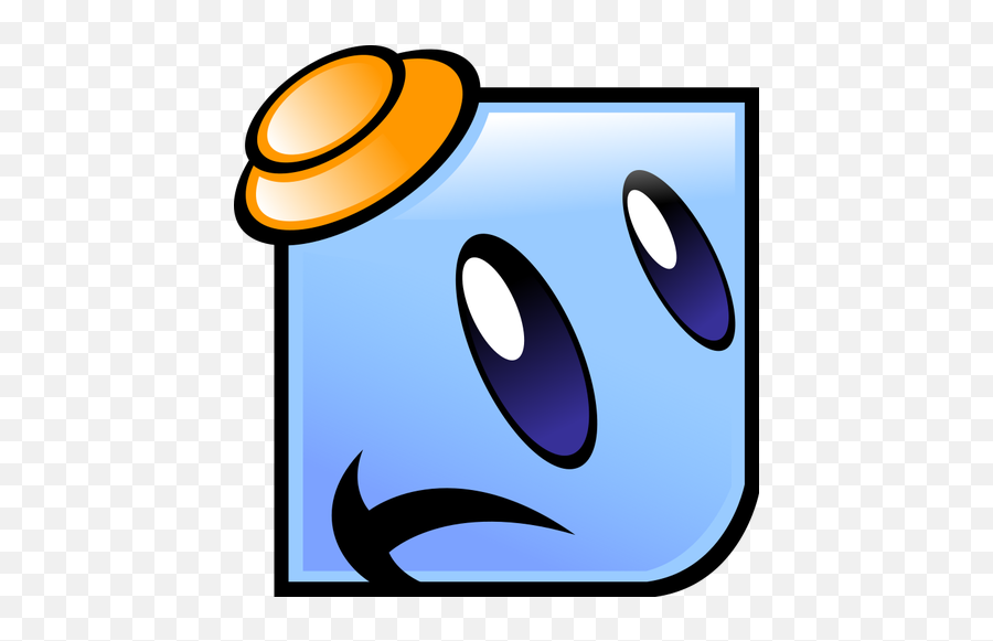 Sad Squared Emoji - Clip Art,Crying Emoji