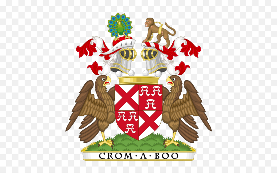 Coat Of Arms Of The Baron De Ros - De Ros Family Crest Emoji,Three Monkey Emoji