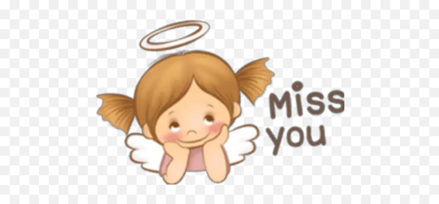 Angelito Cute Stickers For Whatsapp - Sticker Emoji,Emoji Angelito