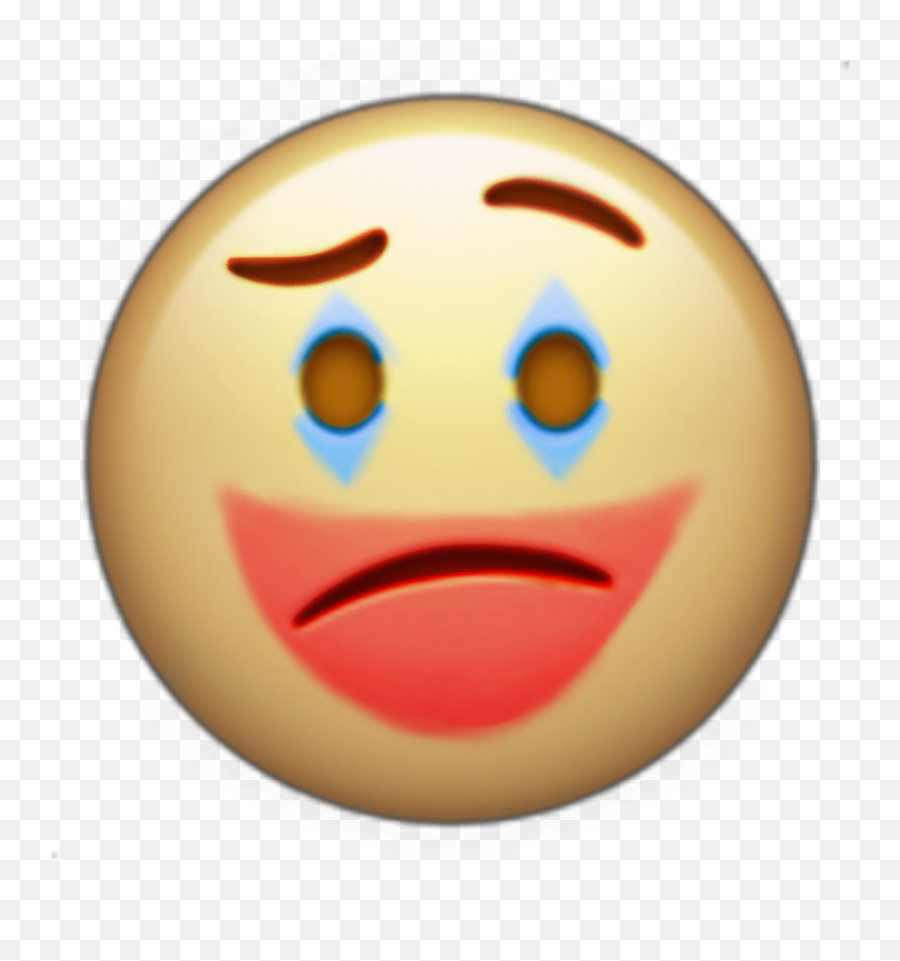 Emoji Emojiiphone Joker Sad Happy Triste Feliz - Smiley,Emoji Triste