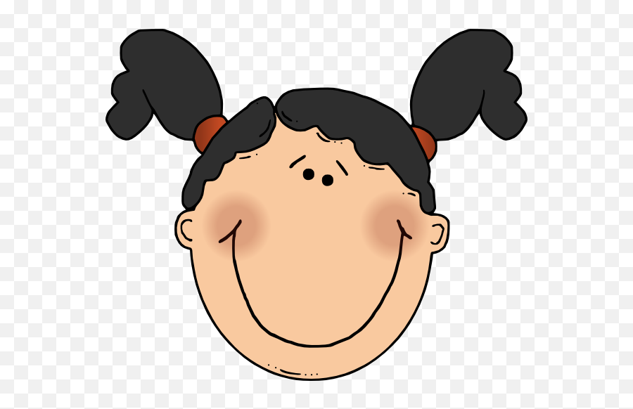Free Cartoon Faces Png Download Free Clip Art Free Clip - Cartoon Girl Face Png Emoji,Eek Emoji
