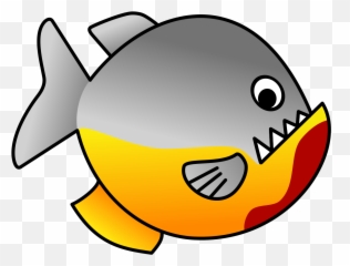 Piranha - Piranha Clipart Png Emoji,Wtf Emoticon
