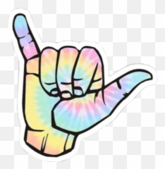 Largest Collection Of Free - Hang Loose Redbubble Sticker Emoji,Aloha Emoji
