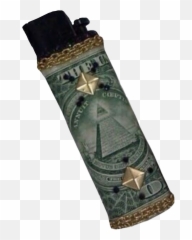 green greenaesthetic lighter money stars freetoedit - Illuminati Emoji