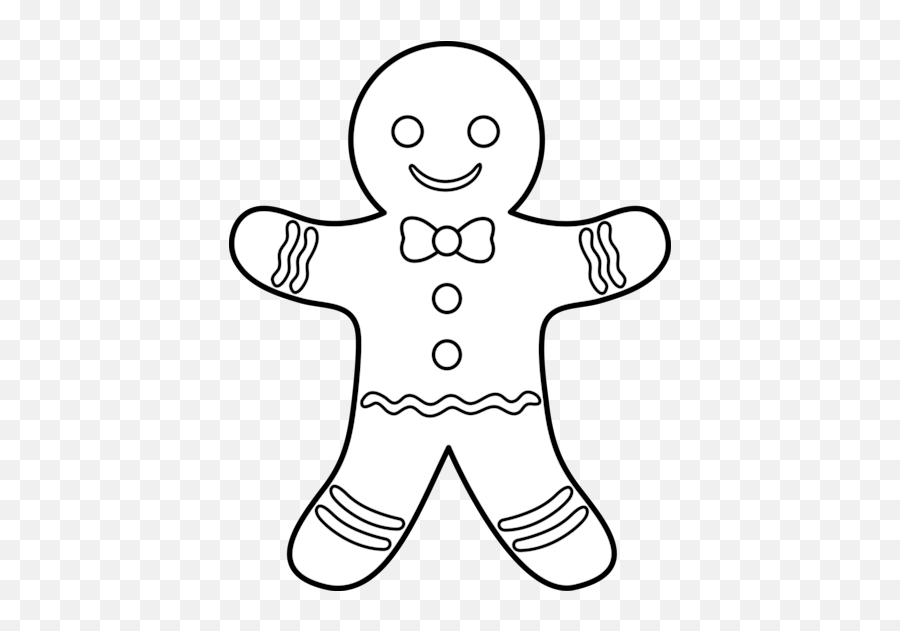 Gingerbread Man Man Walking Sunny Day Clip Art Clipart - Coloring Gingerbread Man Emoji,Emoji Man And Book